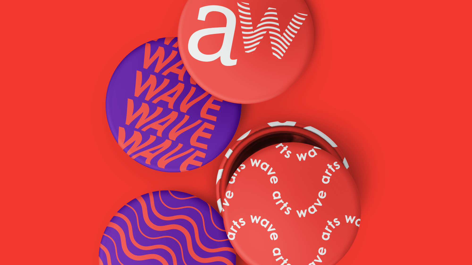 ArtsWave buttons, non profit branding, arts branding, brand identity